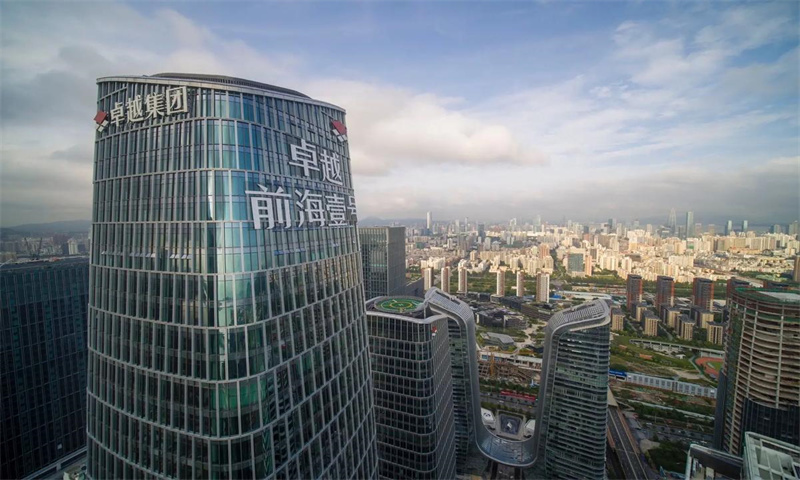 卓越前海壹号位于深圳市南山区前海合作区